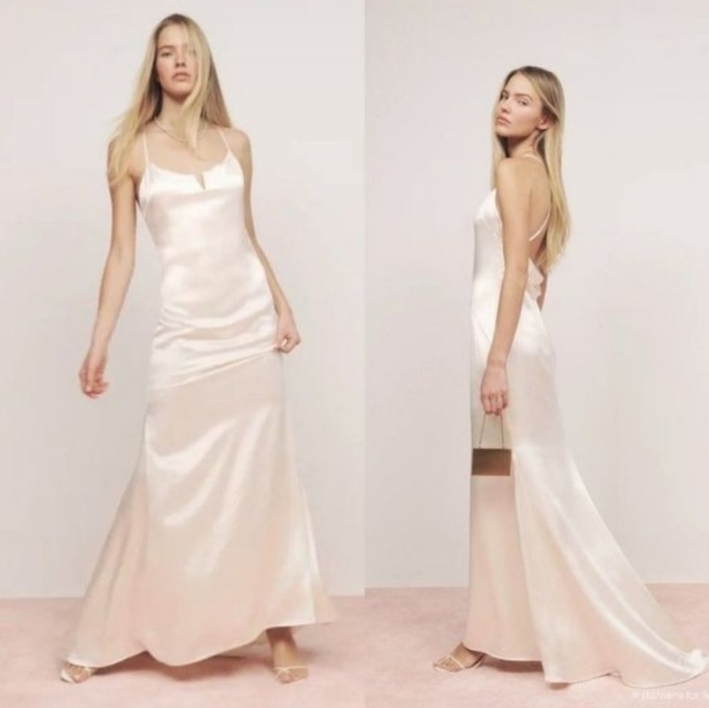 Reformation Silk Oriana Dress